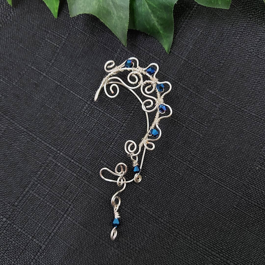 Ohrmanschette Fairytale Wave/Blau – Bild 3