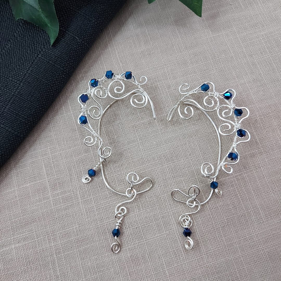 Ohrmanschette Fairytale Wave/Blau – Bild 4