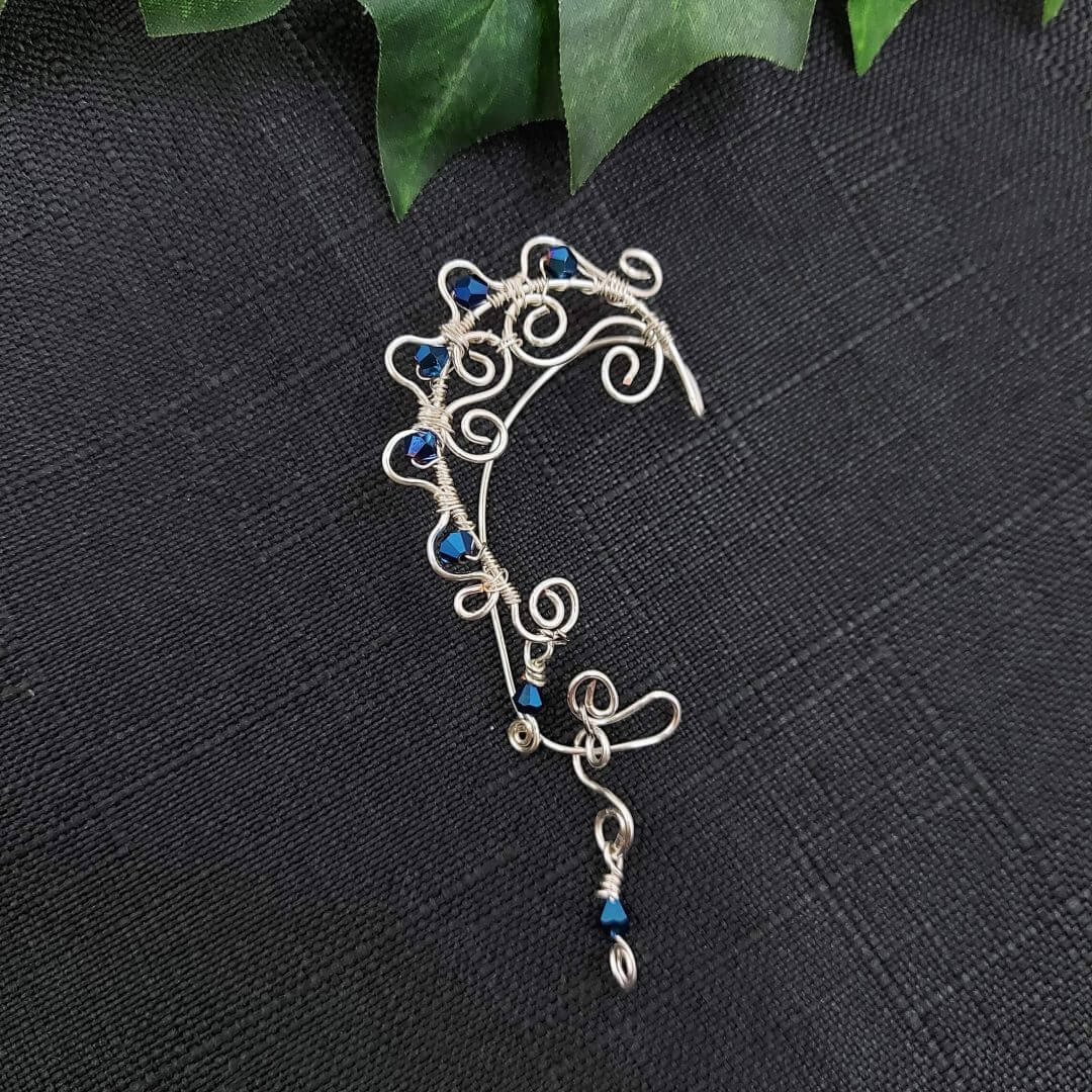 Ohrmanschette Fairytale Wave/Blau – Bild 2