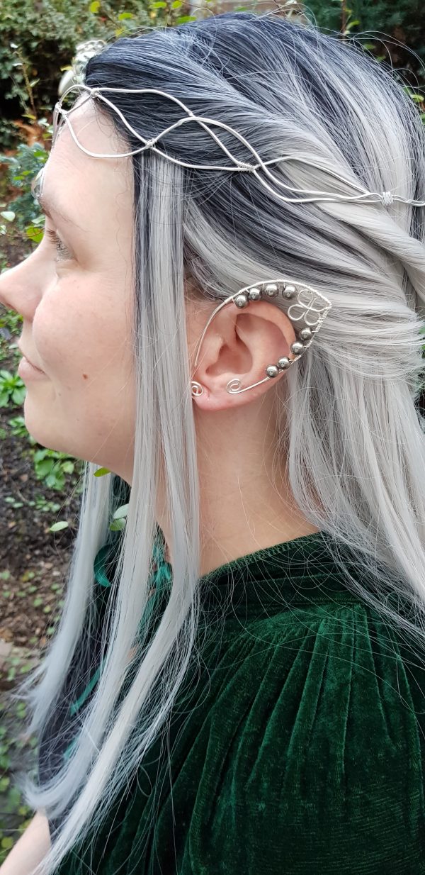 Elfenohren, Silber/Silber – Bild 2