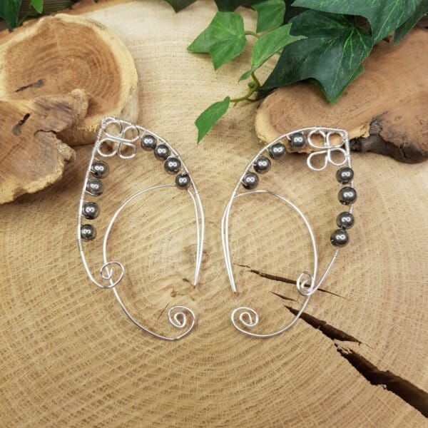 Elfenohren, Silber/Silber – Bild 3