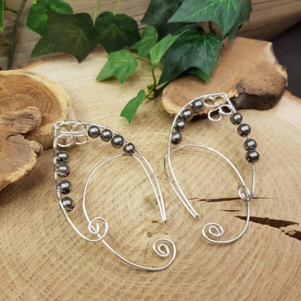 Elfenohren, Silber/Silber – Bild 4