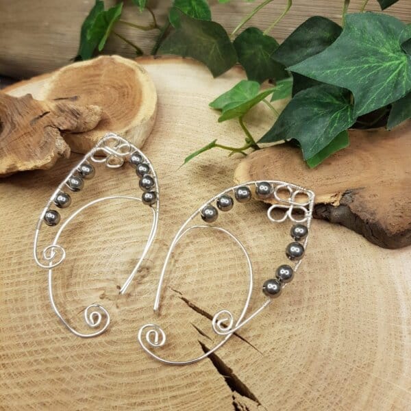Elfenohren, Silber/Silber – Bild 5
