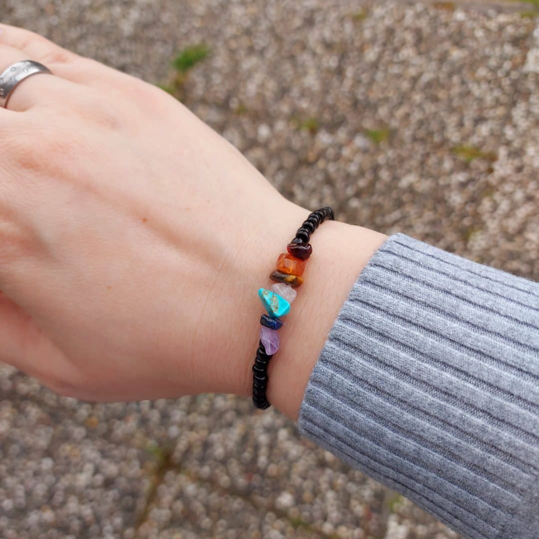 Chakra Armband Edelsteinsplitter