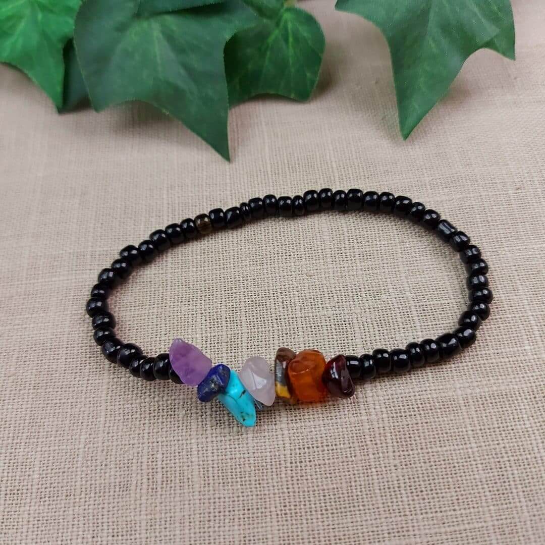 Chakra Armband Edelsteinsplitter – Bild 3
