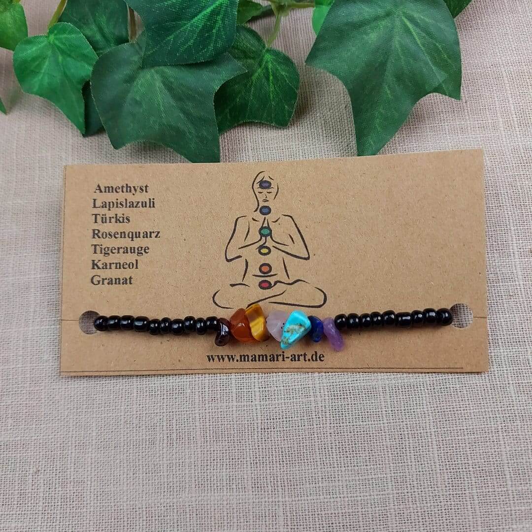Chakra Armband Edelsteinsplitter – Bild 4