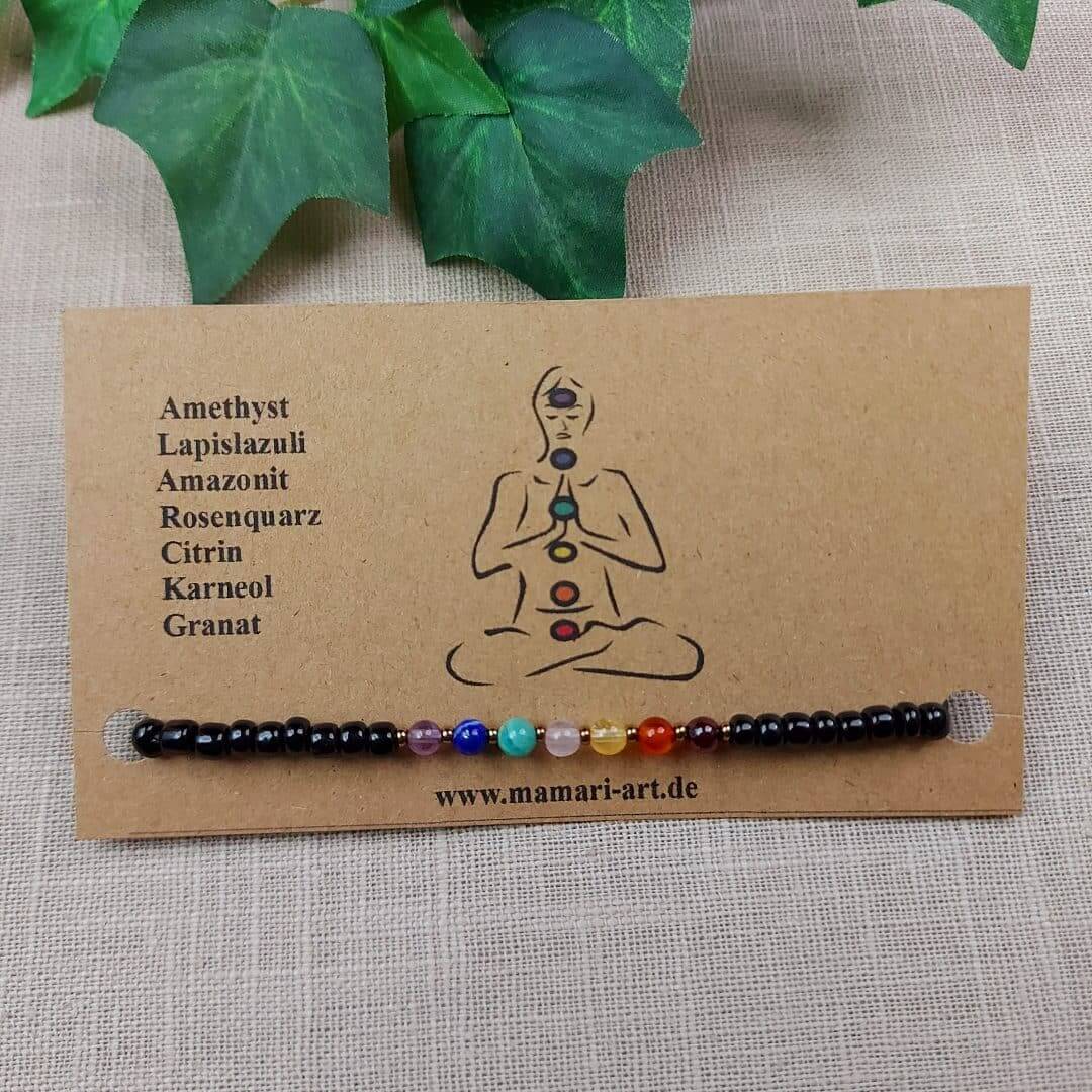 Chakra Armband mit Edelsteinen