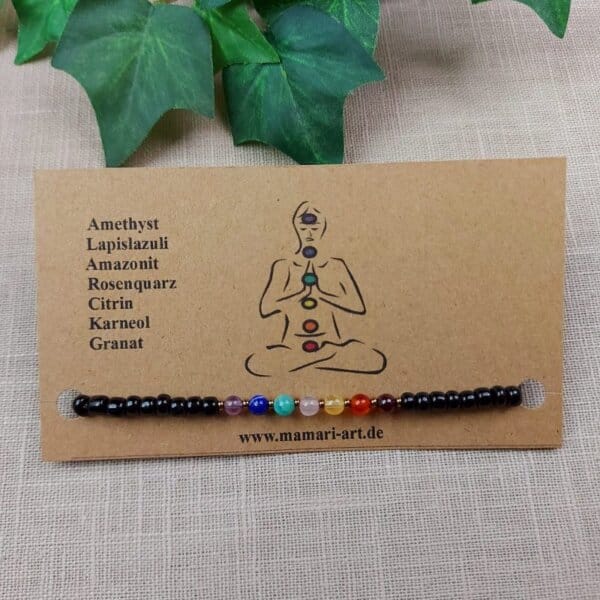 Chakra Armband mit Edelsteinen