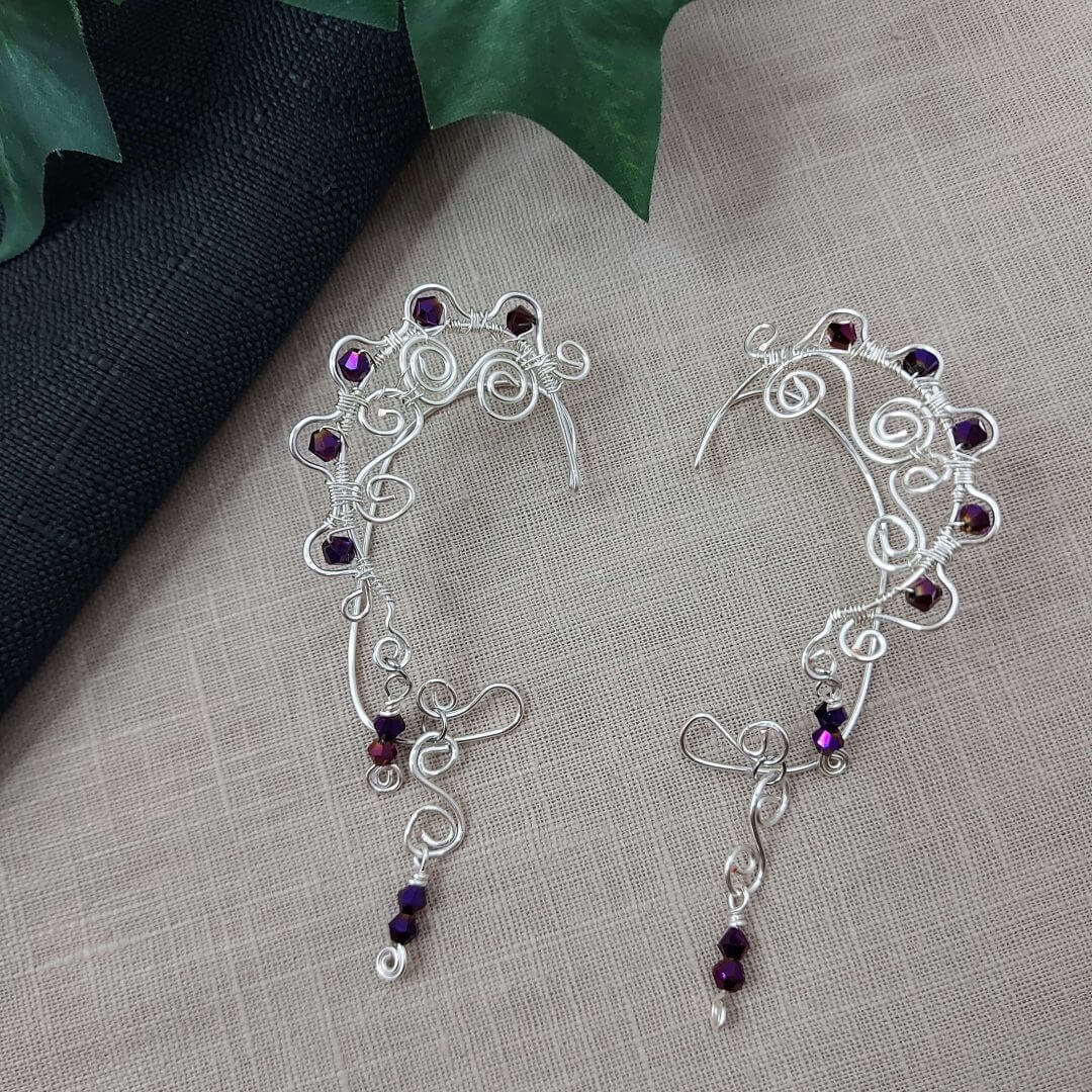 Ohrmanschette Fairytale Wave/Lila – Bild 5