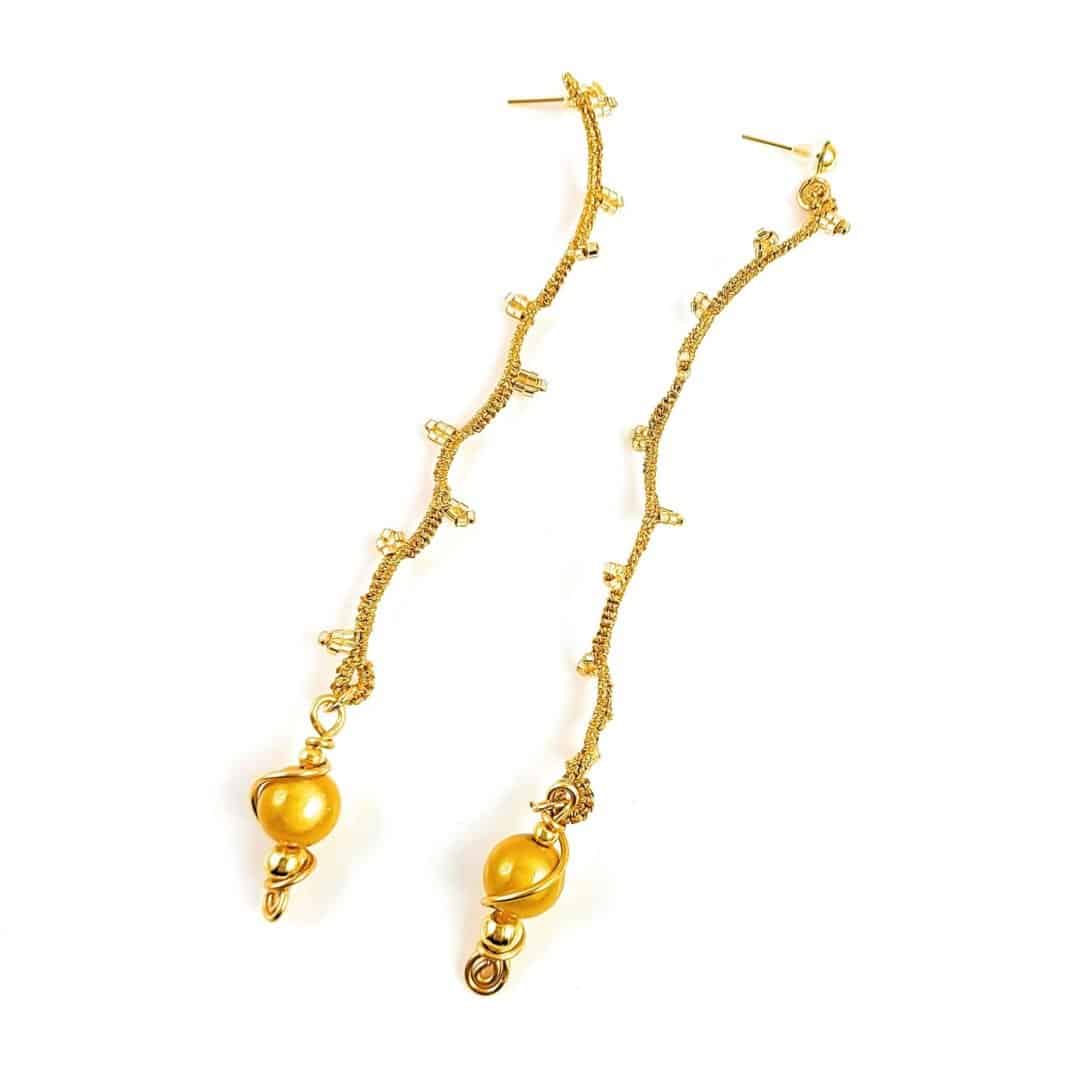 Ohrringe Golden Star 008