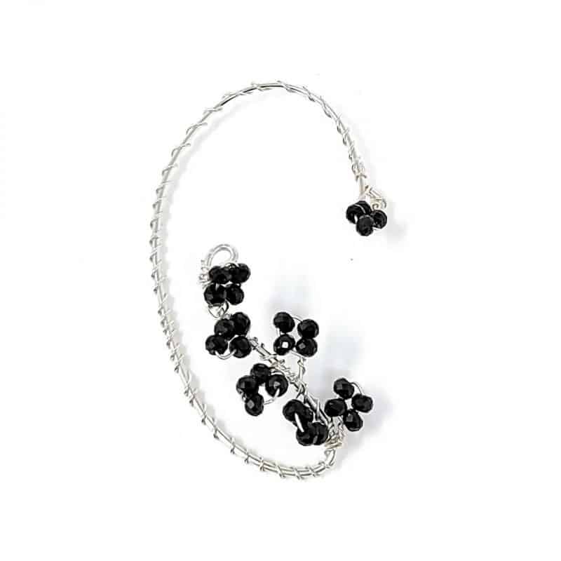 Ohrmanschette Silber/Spinell – Bild 5