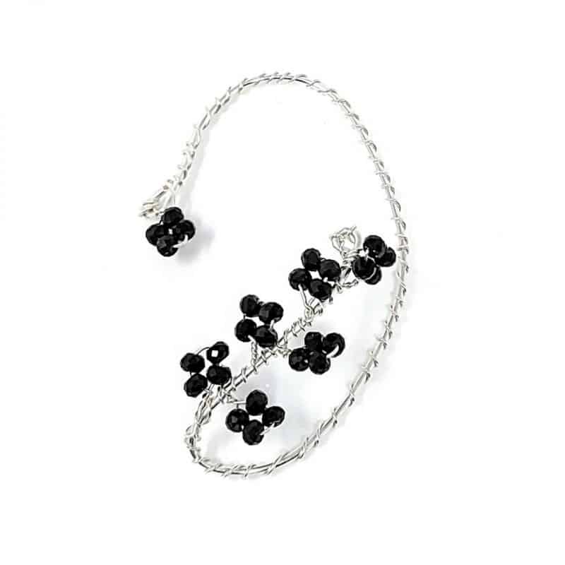Ohrmanschette Silber/Spinell – Bild 3
